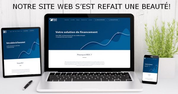 Nouveau site web!