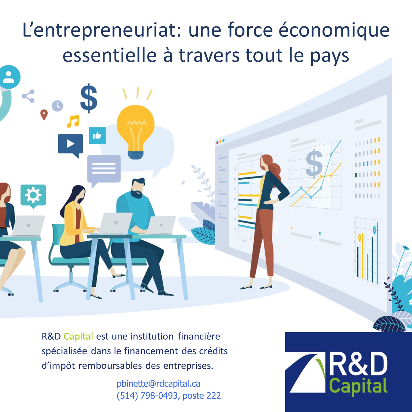 L’entrepreneuriat : une force économique essentielle à travers tout le pays